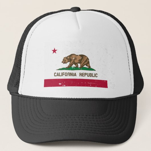  vrachtwagenchauffeur van de REPUBLIEK CALIFORNIA: Trucker Pet (Voorkant)