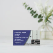 vrachtwagenchauffeur visitekaartje (Staand voorkant)