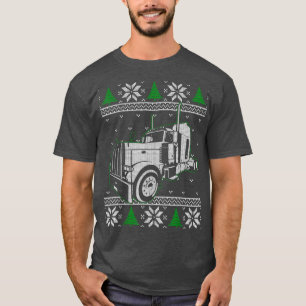 Vrachtwagenchauffeur voor vrachtwagens met een lel t-shirt