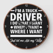 Vrachtwagenchauffeur: Vraag het aan mijn vrouw Hum Grote Klok (Voorkant)