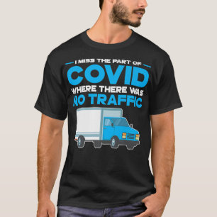 Vrachtwagenchauffeur vrachtwagen rijdend land t-shirt