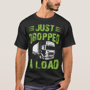 Vrachtwagenchauffeur Vrachtwagen Road Gas Highway T-shirt