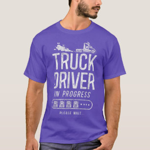 vrachtwagenchauffeur vrachtwagenchauffeur in prog t-shirt