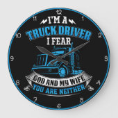 Vrachtwagenchauffeur: Vrees God, mijn vrouw Grote Klok (Voorkant)