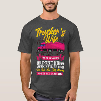 Vrachtwagenchauffeur Vrouw Grappige Trucker Vrouw T-shirt