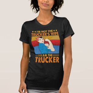 Vrachtwagenchauffeur Vrouw Grappige Trucker's Vrou T-shirt