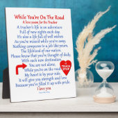 Vrachtwagenchauffeurs liefdesgedicht fotoplaat (Zijkant)