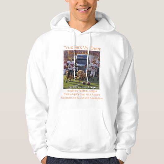 Vrachtwagenchauffeurs Vs .  Herten Hoodie (Voorkant)