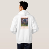 Vrachtwagenchauffeurs Vs .  Herten Hoodie (Achterkant volledig)
