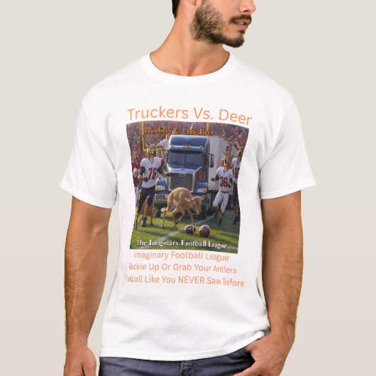 Vrachtwagenchauffeurs Vs Herten T-shirt (Voorkant)