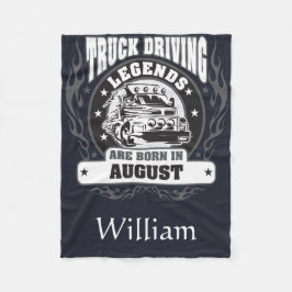 Vrachtwagenchauffeurs zijn geboren in augustus Naa Fleece Deken