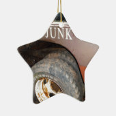  vrachtwagengeld voor junk Car Sign Keramisch Ornament (Rechts)