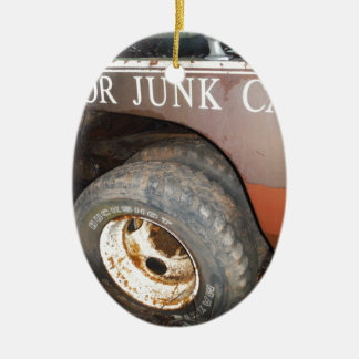  vrachtwagengeld voor junk Car Sign Keramisch Ornament