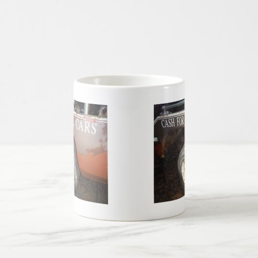  vrachtwagengeld voor junk Car Sign Koffiemok (Center)