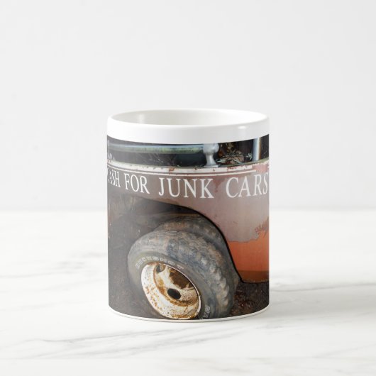  vrachtwagengeld voor junk Car Sign Koffiemok (Center)