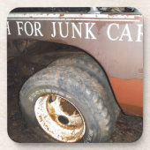 vrachtwagengeld voor junk Car Sign Onderzetter (Voorkant)