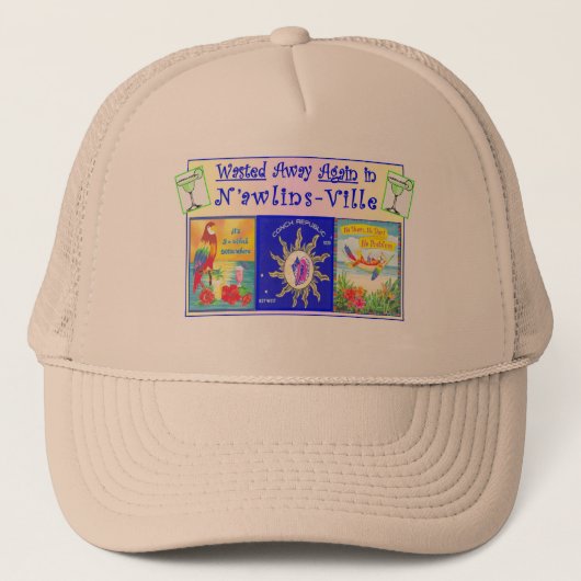 vrachtwagenhoed alla n awlins trucker pet (Voorkant)