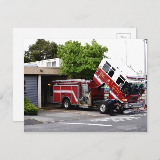 Vrachtwageninspectie Briefkaart (Voorkant / Achterkant)