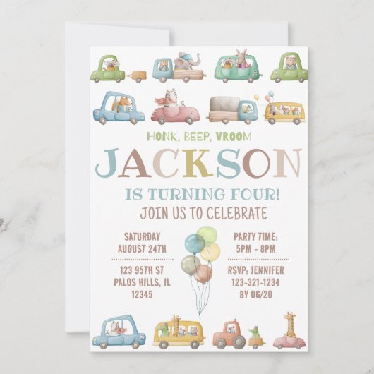 Vrachtwagenkaart voor auto's kaart (Voorkant)