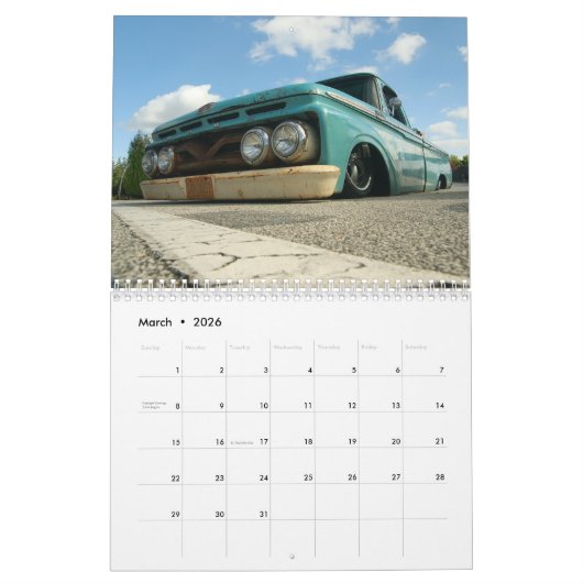 vrachtwagenkalender kalender (Mar 2026)