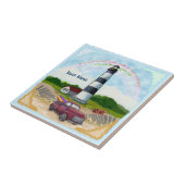 Vrachtwagenkeuze vuurtoren tegeltje (Zijkant)