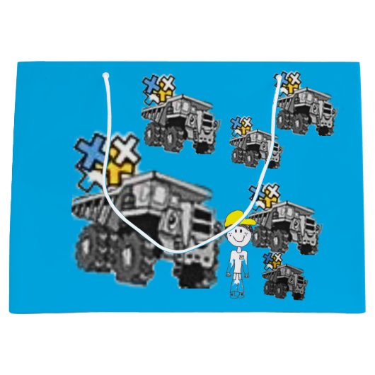 Vrachtwagenlading van harten - FIFOHearts Groot Cadeauzakje (Voorkant)