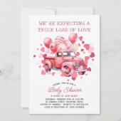 Vrachtwagenlading van Liefde Roze Valentijn Baby s Kaart (Voorkant)