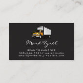 Vrachtwagenlevering Visitekaartje (Achterkant)