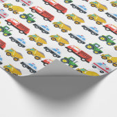 vrachtwagenomvergooiend glanzend verpakkingspapier cadeaupapier (Hoek)