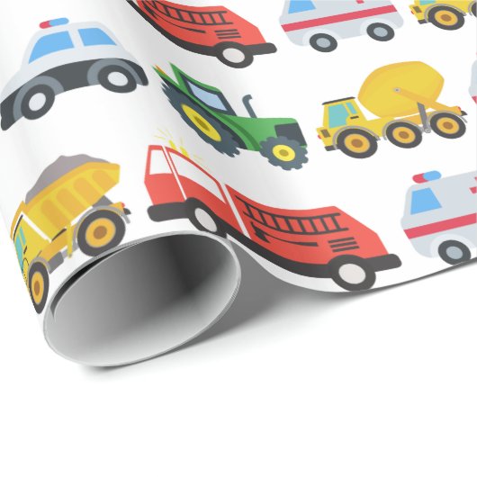 vrachtwagenomvergooiend glanzend verpakkingspapier cadeaupapier (Rol Hoek)