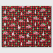  vrachtwagenpakpapier voor kerstcadeautjes cadeaupapier (Vlak)