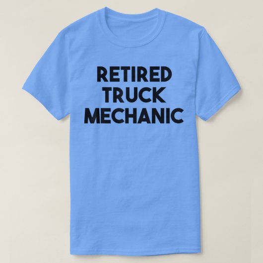 Vrachtwagenpark met mechanische retirement - Trauc T-shirt (Design voorkant)