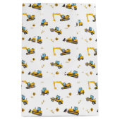 Vrachtwagenpartij voor constructiedronk medium cadeauzakje (Voorkant)