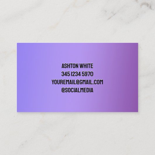 Vrachtwagenreparatie Visitekaartje (Achterkant)