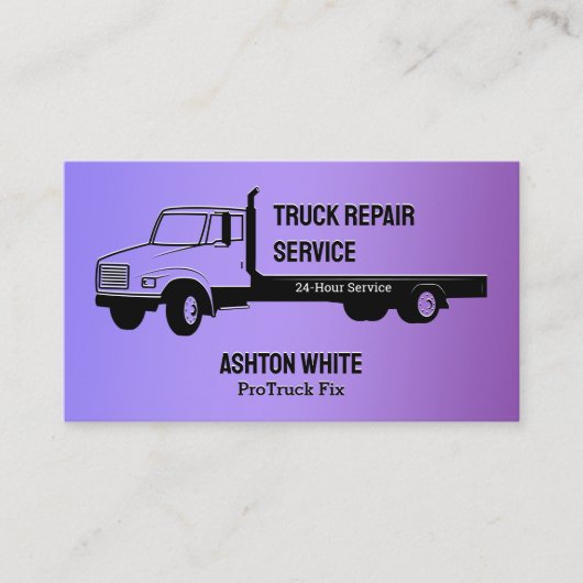 Vrachtwagenreparatie Visitekaartje (Voorkant)