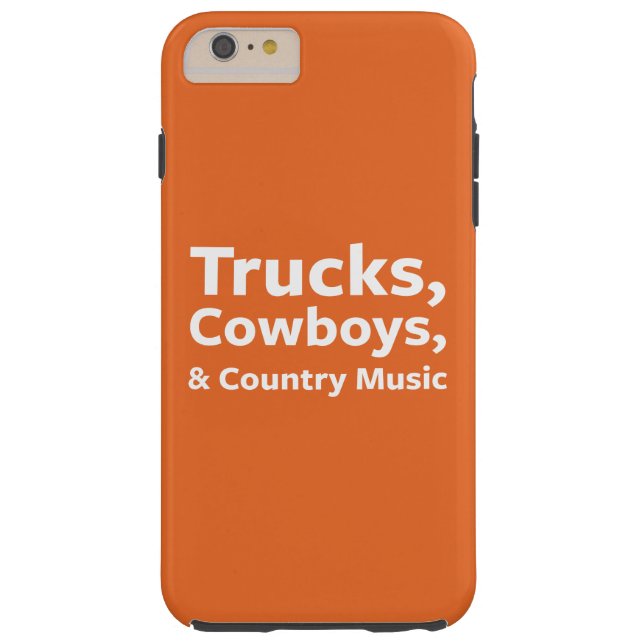 Vrachtwagens, cowboys en country Music Case-Mate iPhone Case (Achterkant)