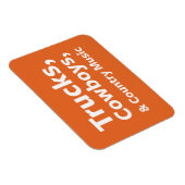 Vrachtwagens, cowboys en country Music Magneet (Rechterzijde)