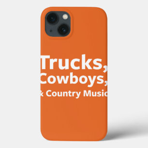 Vrachtwagens, Cowboys en Countrymuziek iPhone 13 Hoesje