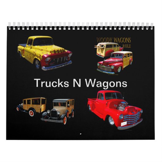 Vrachtwagens en wagens kalender (Hoes)