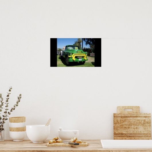 vrachtwagens GMC poster (Keuken)