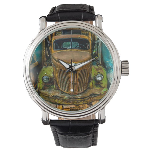  vrachtwagens met whisky horloge (Voorkant)