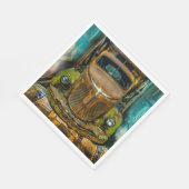  vrachtwagens met whisky servet (Hoek)