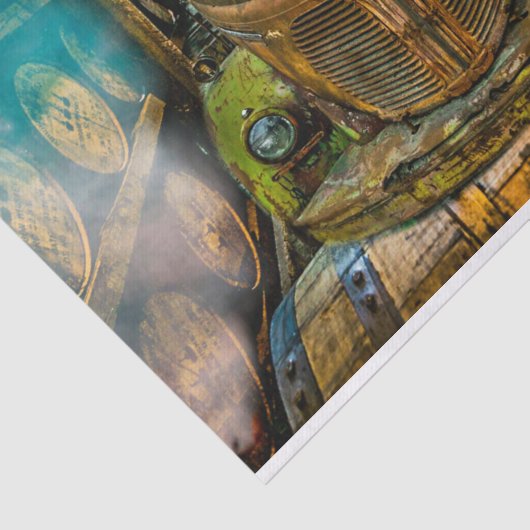  vrachtwagens met whisky tissuepapier (Detail)