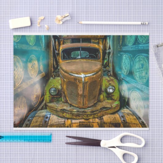  vrachtwagens met whisky tissuepapier (Craft)