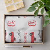 Vrachtwagens ophalen Naam en leeftijd vrachtwagens Tissuepapier (Geschenk)