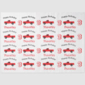 Vrachtwagens ophalen Naam en leeftijd vrachtwagens Tissuepapier (Voorkant)