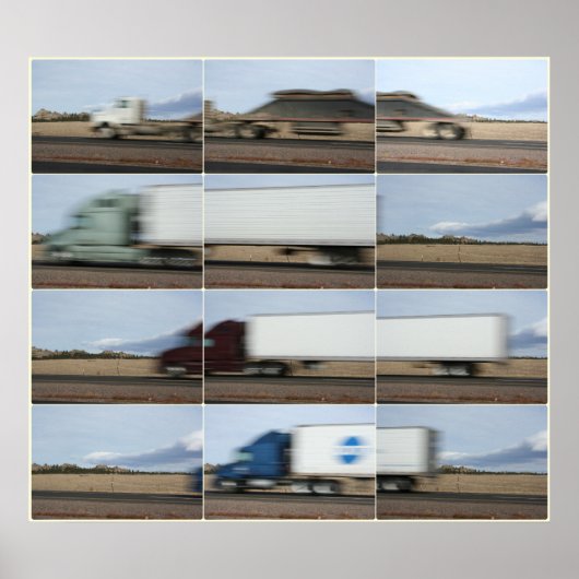 Vrachtwagens Poster (Voorkant)