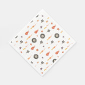 Vrachtwagens Racen Dambord Modern Waterverf Wit Servet (Hoek)