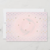 Vrachtwagens rijden op Baby shower Kaart (Achterkant)