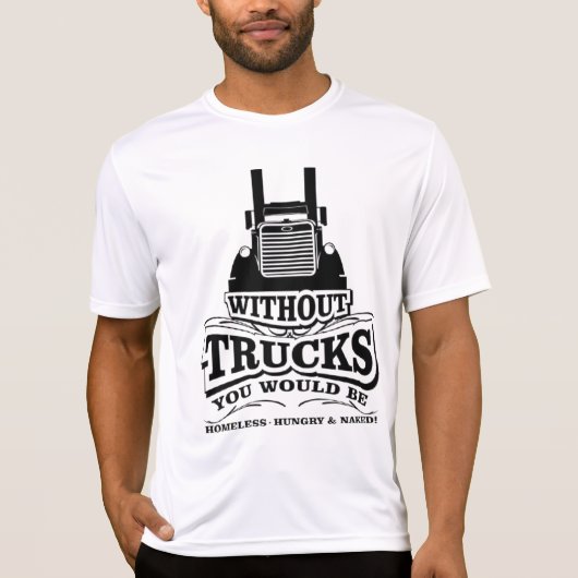 Vrachtwagens T-shirt (Voorkant)